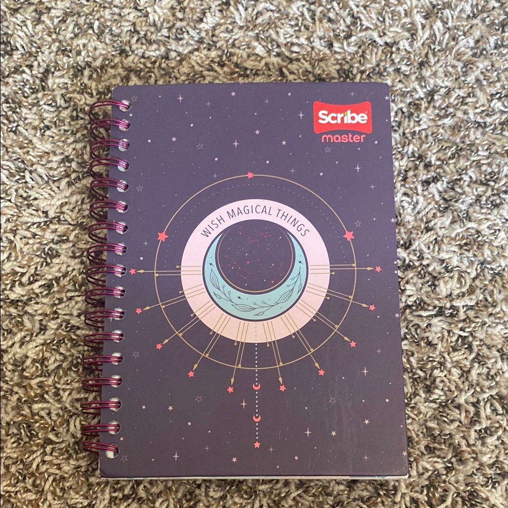 Scribe Master Purple Spiral Notebook